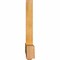 Ekena Millwork Eugene Rough Sawn Timber Gable Bracket, Western Red Cedar, 108"W x 31 1/2"H x 4"D x 6"F, 7/12 Pitch GBW108X31X0406EUG00RWR - alternate 3
